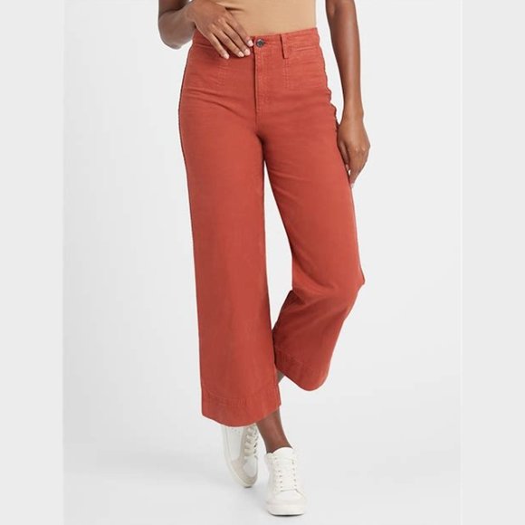 A NEW DAY | Wide Leg High Waisted Pink Pants - Picture 1 of 6